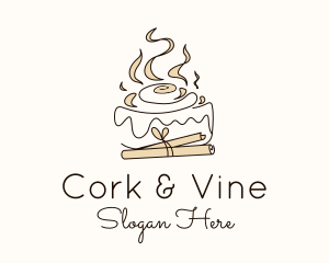 Cinnamon Roll Bun logo design