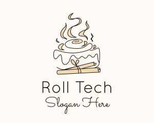 Cinnamon Roll Bun logo design