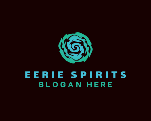 Spirit Wave Spiral logo design