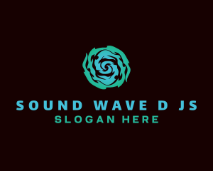 Spirit Wave Spiral logo design