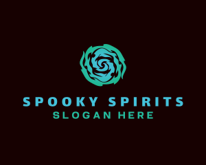 Spirit Wave Spiral logo design