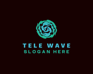 Spirit Wave Spiral logo design