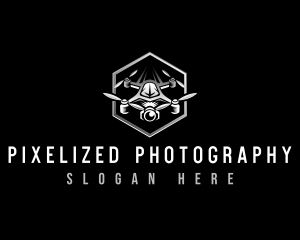 Drone Quadcopter Gadget logo design