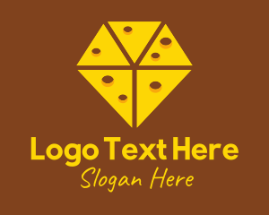 Diamond Cheese Slice logo