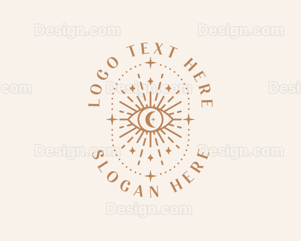 Mystical Boho Eye Logo