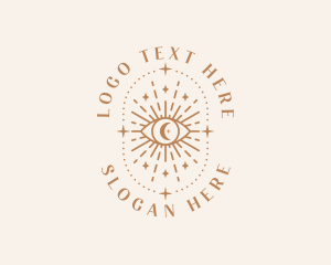 Mystical Boho Eye Logo