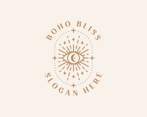 Mystical Boho Eye logo design