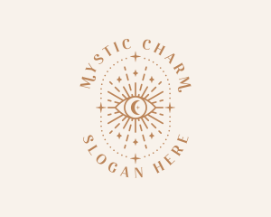 Mystical Boho Eye logo design