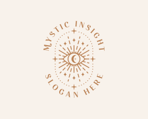 Mystical Boho Eye logo design