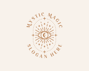 Mystical Boho Eye logo design