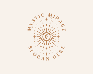 Mystical Boho Eye logo design