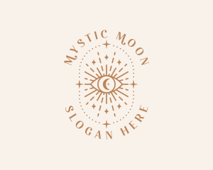 Mystical Boho Eye logo design