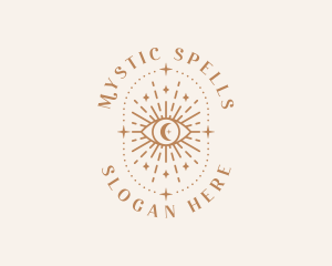 Mystical Boho Eye logo design