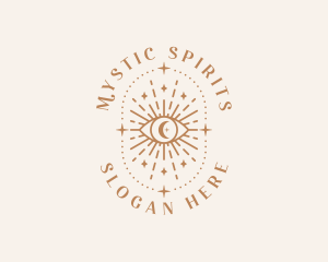 Mystical Boho Eye logo design