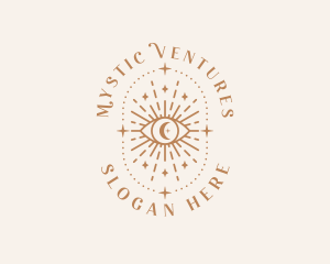 Mystical Boho Eye logo design