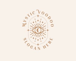 Mystical Boho Eye logo design