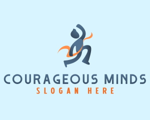 Human Marathon Runner logo