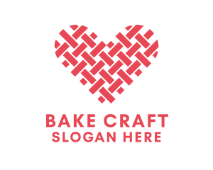 Textile Heart Crafts logo design