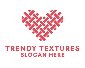 Textile Heart Crafts logo design