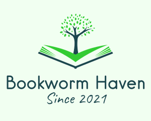 Nature Tree Book  logo design