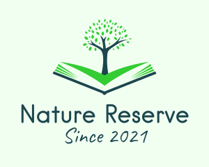 Nature Tree Book  logo design