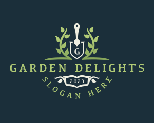 Garden Shovel Landscaping logo design