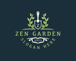 Garden Shovel Landscaping logo design