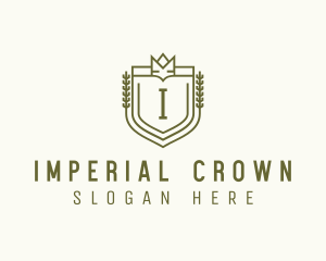 Royal Shield Crown logo design