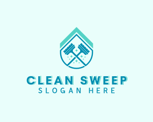 Broom Housekeeping Cleaner logo