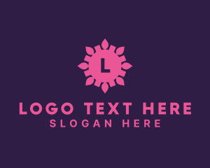 Geometric Flower Decor  logo