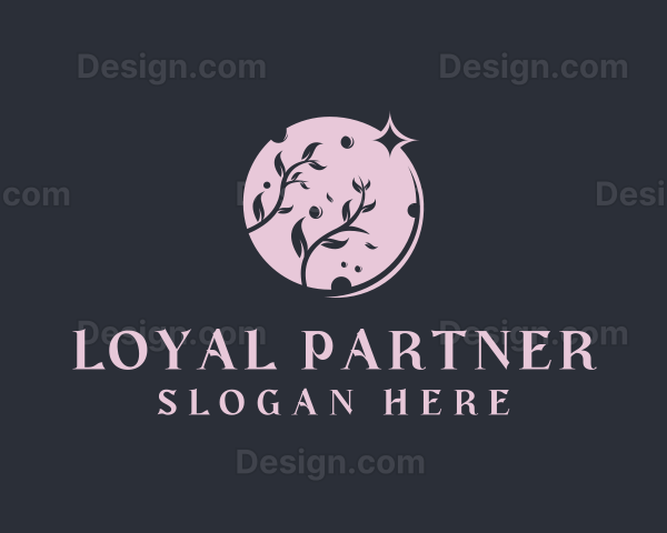 Moon Floral Art Studio Logo