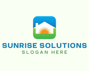 Sun Eco House logo design