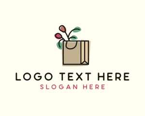 Flowers Shopping Bag logo