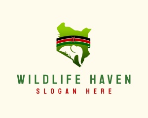 Kenya Elephant Wildlife logo