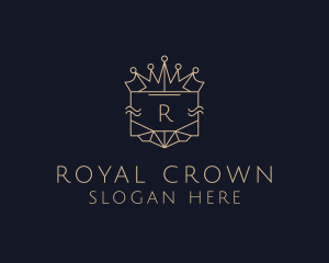 Royal Crown Shield  logo design