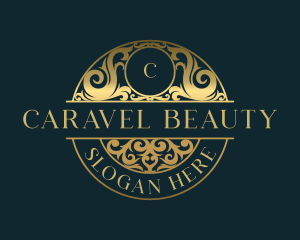  Luxury Ornamental Crest logo design