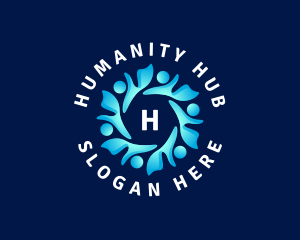 Human Community People logo design