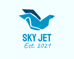 Blue Flying Pigeon  logo