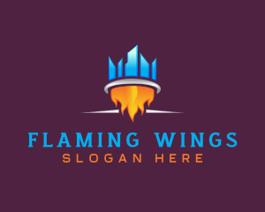 Ring Fire Ice logo design