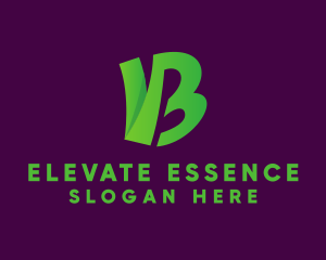 Modern Letter VB Monogram Logo
