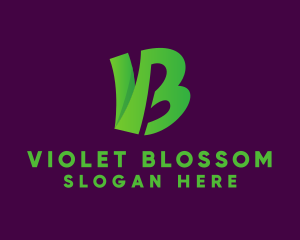 Modern Letter VB Monogram logo design