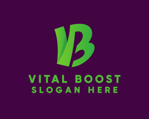 Modern Letter VB Monogram logo design