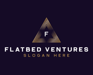 Triangle Finance Consultant logo design