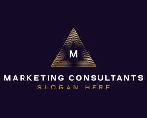 Triangle Finance Consultant logo design