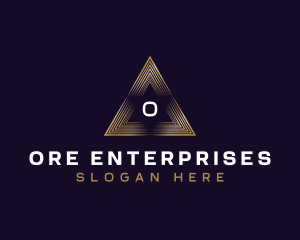 Triangle Finance Consultant logo design