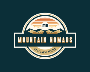 Outdoor Desert Mountain logo design