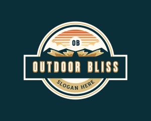 Outdoor Desert Mountain logo design