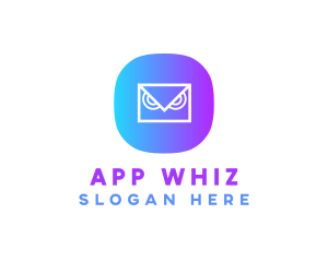 Messaging Owl App logo design