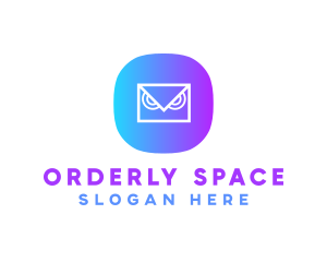 Messaging Owl App logo design