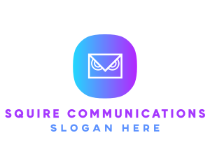 Messaging Owl App logo design